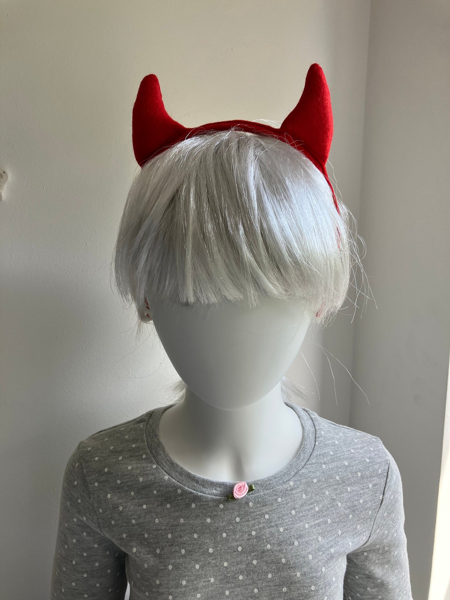 Devil Horned Hairband Made of Felt
